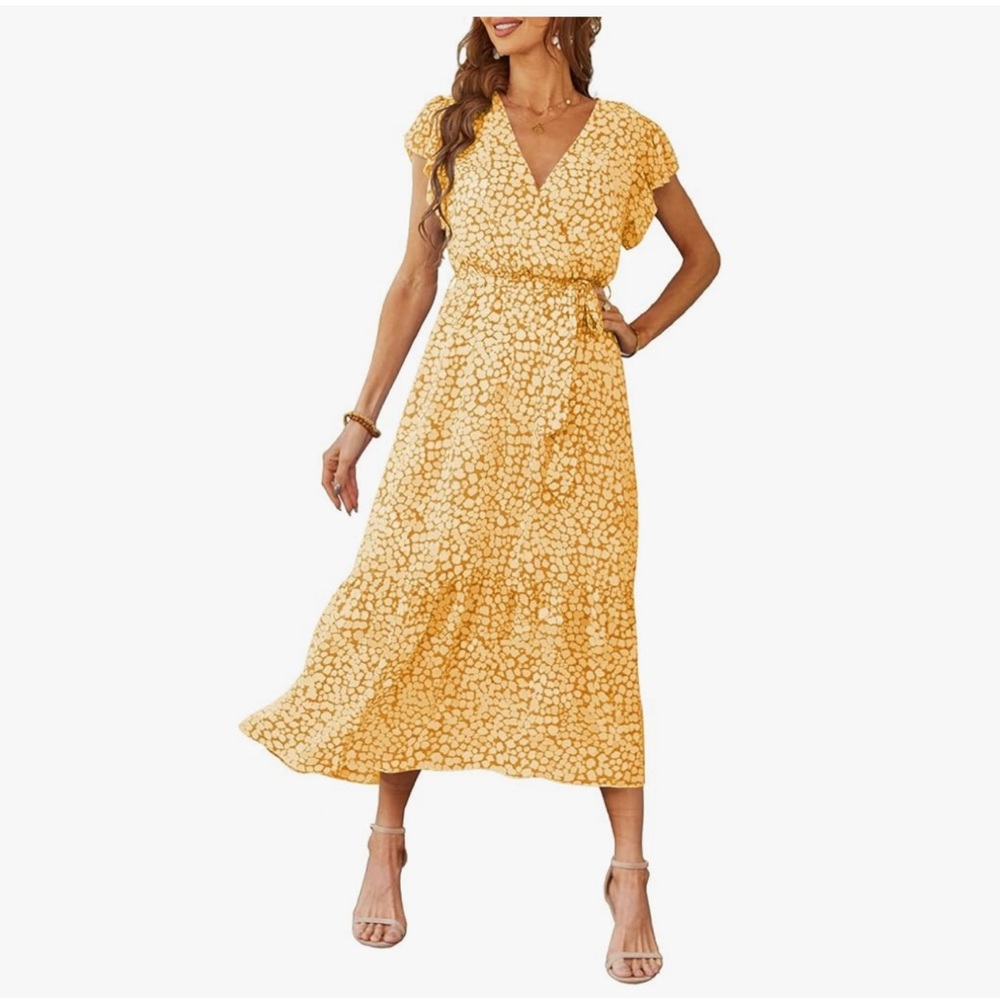 Floral Yellow dress